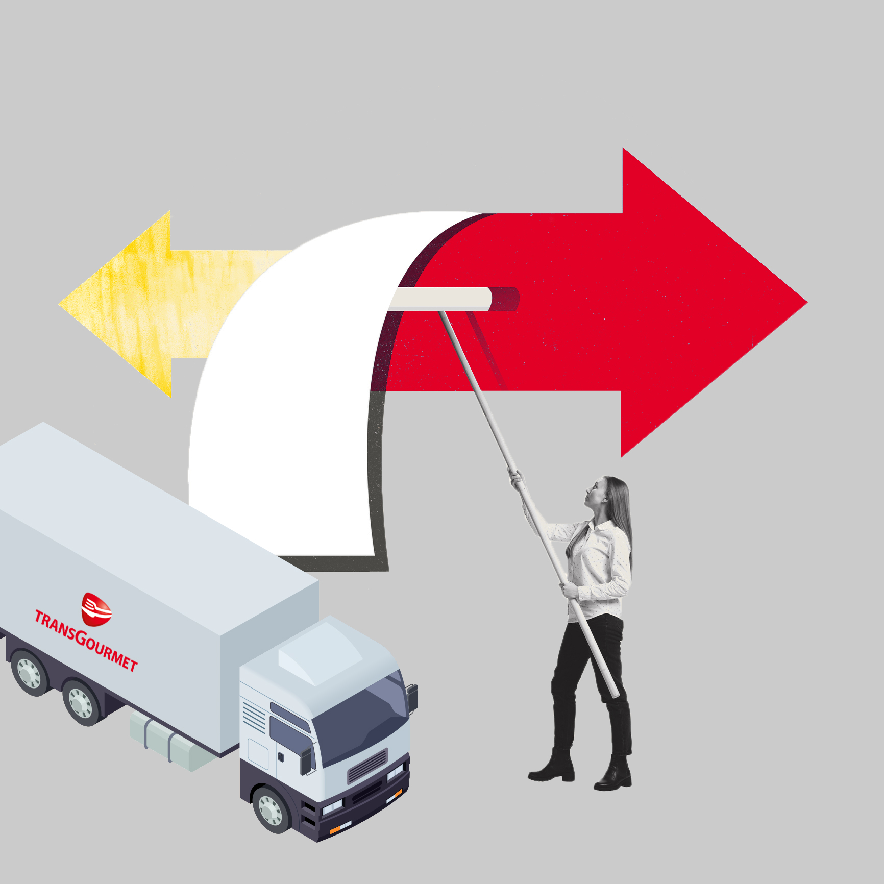Banner Transgourmet Logistik