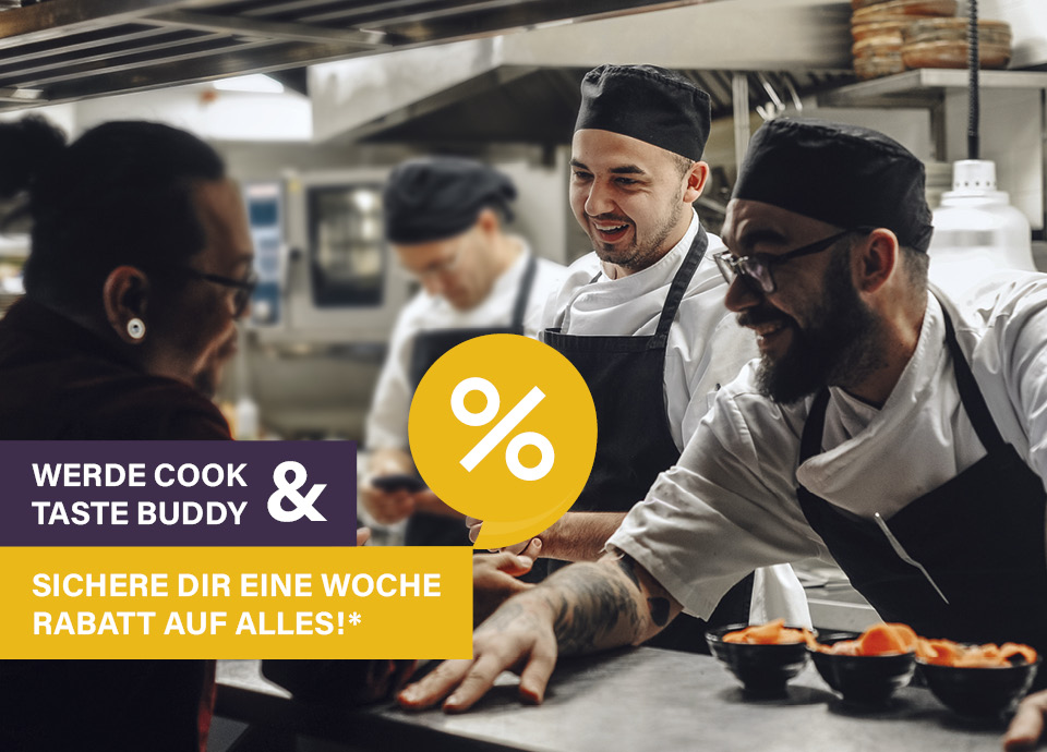 Taste Buddies Aktion Cook