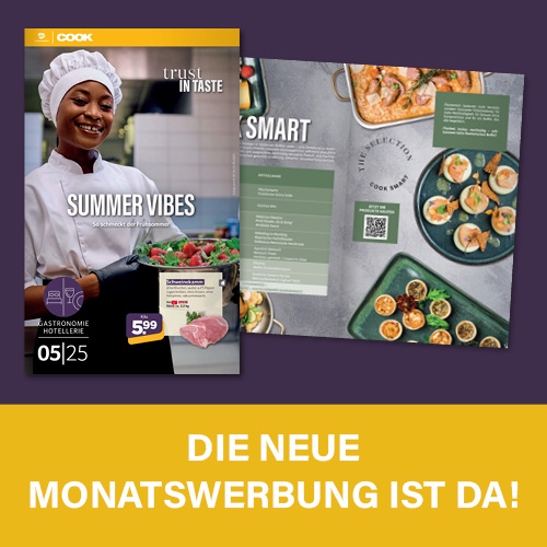 Monatswerbung Pop Up Mai Cook
