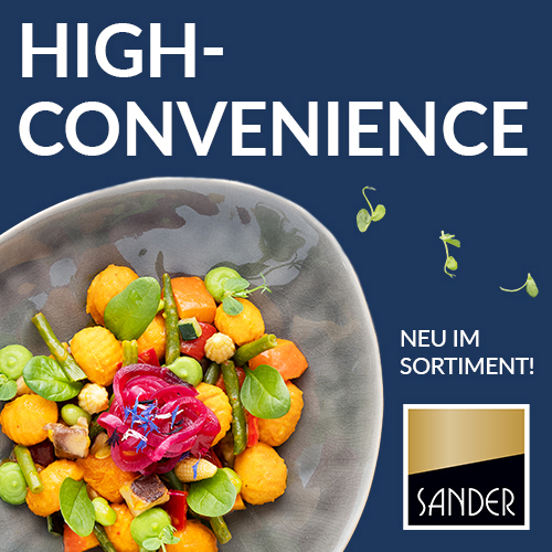 Neu im Sortiment: High-Convenience von Sander Gourmet