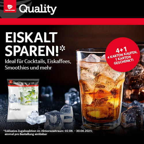 tgQ Eiswürfel 4+1 Aktion