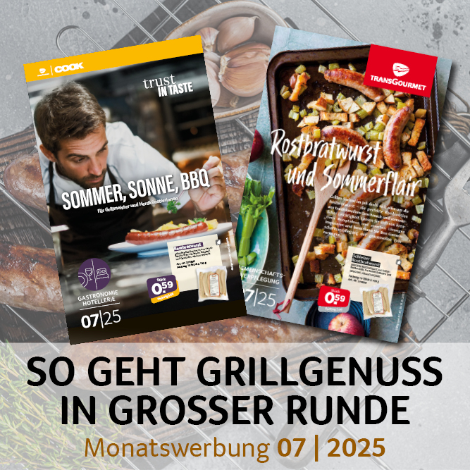 Transgourmet Monatswerbung Juli 2025