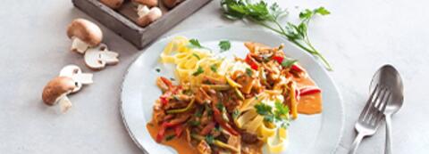 Stroganoff sans boeuf Stroganoff sans boeuf