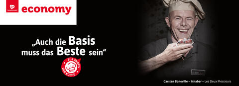Transgourmet economy ("Auch die Basis muss das Beste sein")