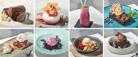 Verschiedene Desserts