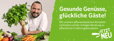 Gesunde Genüsse, glückliche Gäste! Gesunde Genüsse, glückliche Gäste!