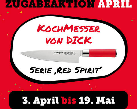 Zehnsationell Zugabeaktion April Vorschau