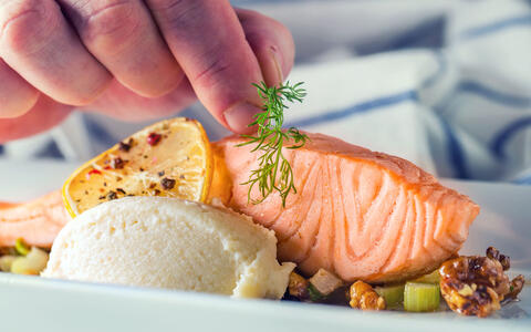 granierter Lachs