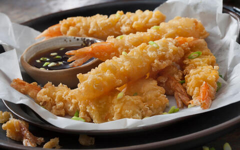 Asiatische Snacks und Dips