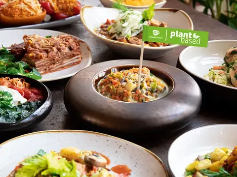 Mehrere plant-based Gerichte