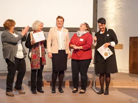 Auszeichnung beim Symposium