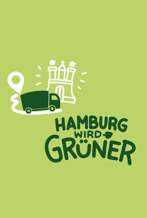 Logo Hamburg wird grüner